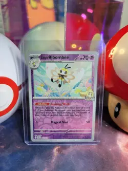 Lillie's Ribombee 67/159 Pokemon TCG S&V Journey Together Reverse Holo Rare NM - Image 1