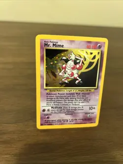 Pokemon TCG Mr. Mime Jungle 6/64 Holo Unlimited Holo Rare - Image 2