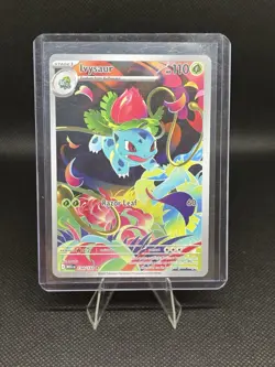 Pokemon Mega Evolution Stamped Promo IR Bulbasaur And Ivysaur Illustration Rare - Image 3