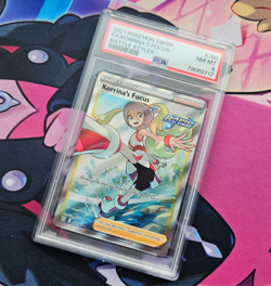 Korrina's Focus Full Art - 2021 Pokemon SWSH Sword Battle Styles #160 - PSA 8 - Image 1