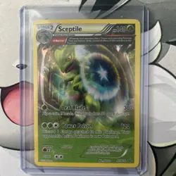 Sceptile 9/160 (Omega) XY Primal Clash Rare Pokemon 2015 - Image 1