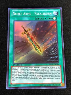 YUGIOH NOBLE ARMS EXCALIBURN SHSP-EN088 1ST SUPER - Image 1