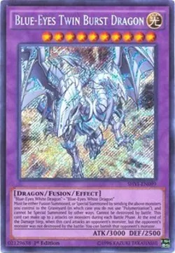 Blue-Eyes Twin Burst Dragon - 1st Edition - SHVI-EN099 - Shining Victories - NM - Image 1