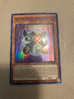 Yu-Gi-Oh! meklord nucleus infinity core mint super rare 1st ed LED7-EN018 - Image 1