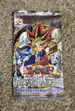 Yu-Gi-Oh! TCG 1996 Metal Raiders Sealed Promotional Pack 2 cards Promo Game - Image 1