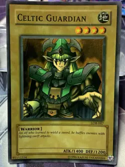Wavy Print Celtic Guardian LOB-007 Legend of Blue Eyes White Dragon Unlimited - Image 1