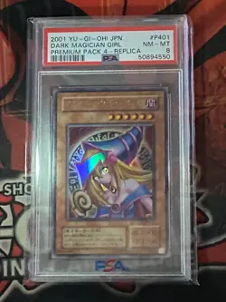 Yu-Gi-Oh yugioh Dark Magician Girl P4-01 Ultra PSA8 Japanese - Image 1