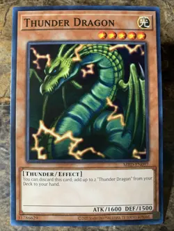 YuGiOh Metal Raiders 25th Anniversary Edition Thunder Dragon MRD-EN097 - Image 1