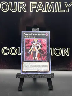 Dhampir Vampire Sheridan DASA-EN007 Secret Rare Slight MIXED Ed YuGiOh HOLO NM - Image 1