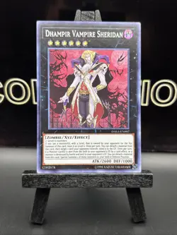 Dhampir Vampire Sheridan DASA-EN007 Secret Rare Slight MIXED Ed YuGiOh HOLO NM - Image 2