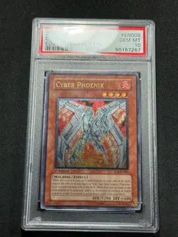 Yugioh PSA 10 Cyber Phoenix EOJ-EN009 1st Edition Ultimate Rare - Image 2
