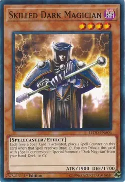 Yugioh - Skilled Dark Magician - 1st Edition NM - Plus Free Holographic Card - Image 1