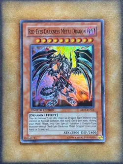 Yugioh Red-Eyes Darkness Metal Dragon ABPF-ENSE2 Super Rare Limited Edition LP - Image 1