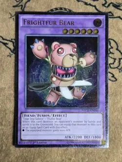 Yugioh Frightfur Bear NECH-EN046 1st Edition Ultimate Rare NM - Image 1