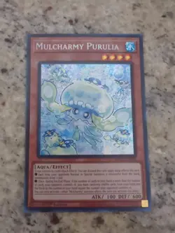 Mulcharmy Purulia Prismatic Secret Rare 1st Edition Yugioh MP25-EN085 - Image 1