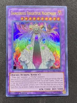 YuGiOh! - Dangerous Frightfur Nightmary DUOV-EN038 Ultra Rare 1st Edition NM - Image 1