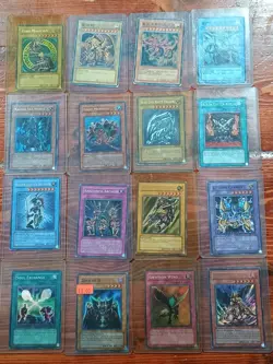 Vintage Yu-Gi-Oh Yugioh Assorted with Holos - 12 Card Lot from Early 2000's - Image 1