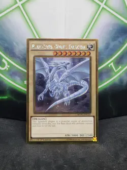 Yugioh Blue-Eyes White Dragon MVP1-ENG55 Gold Rare 1st Edition NM - Image 1