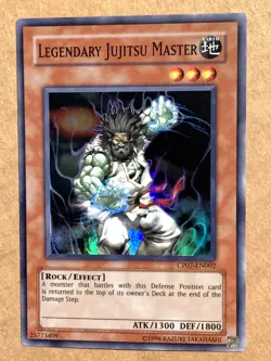 yugioh CP07-EN002 LEGENDARY JUJITSU MASTER SUPER RARE Near Mint or Better - Image 1