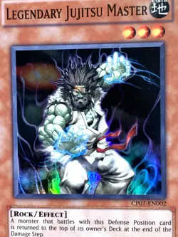 yugioh CP07-EN002 LEGENDARY JUJITSU MASTER SUPER RARE Near Mint or Better - Image 2