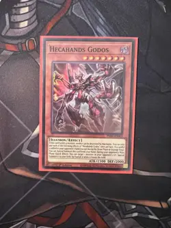 Yugioh! Hecahands Godos - PHRE-EN003 Super Rare 1st Edition NM - Image 1