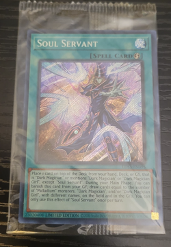 Yu-Gi-Oh Soul Servant Limited Secret Rare LDS3-EN095 Sealed - Image 1