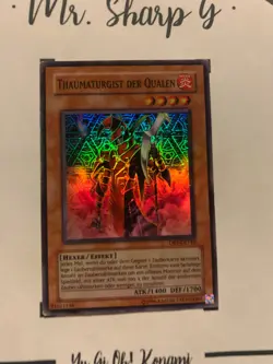 THAUMATURGIST DER QUALEN - DR3-DE140 DEUTSCH Yu-Gi-Oh! CARD SUPER RARE HOLO TCG - Image 3