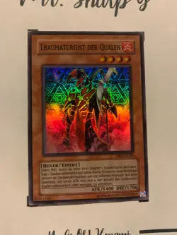 THAUMATURGIST DER QUALEN - DR3-DE140 DEUTSCH Yu-Gi-Oh! CARD SUPER RARE HOLO TCG - Image 4