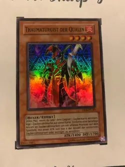 THAUMATURGIST DER QUALEN - DR3-DE140 DEUTSCH Yu-Gi-Oh! CARD SUPER RARE HOLO TCG - Image 5