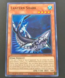 Yu-Gi-Oh! Lantern Shark Common Card ETCO-EN018 1st Edition NM - Image 1