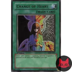 Yugioh Change of Heart MRD-E060 Ultra Rare 1st Edition LP - Image 1