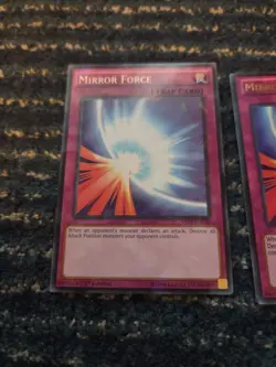 Mirror Force 3 Copies Yu-Gi-Oh Ultra Rare 2 1st Edition Copies - Image 2