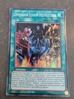 YuGiOh! Dimension Fusion Destruction SDSA-EN046 Super Rare 1st Ed - Image 1