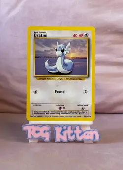Dratini 26/102 Non Holo Base Set - Pokemon Card - LP - TCGKITTEN - Image 1