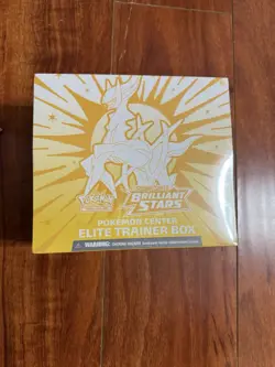 Pokemon Trading Card Game Sword & Shield Brilliant Stars Pokemon Center ETB 820650850066 - Image 1