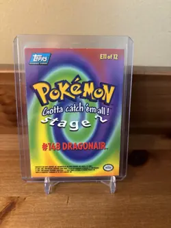 Pokemon Card - Dragonair #E11 - Pokemon Topps - Black Logo MP - Image 2