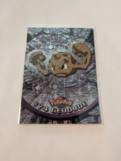 Pokemon Geodude TOPPS Cards HOLO-1999 BLACK LOGOS #74 - Image 1