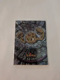 Pokemon Geodude TOPPS Cards HOLO-1999 BLACK LOGOS #74 - Image 2