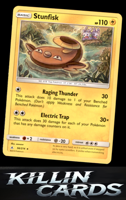 Stunfisk 56/162 Uncommon XY - BREAKthrough Pokemon Card NM - Image 1