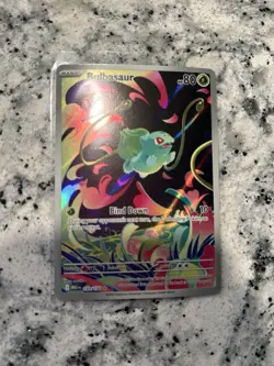 Pokemon Card TCG: Bulbasaur Holo Illustration Rare IR Mega Evolution # 133/132 - Image 1