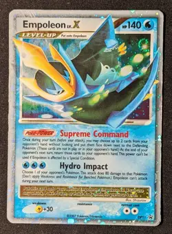 Empoleon LV.X - DP11 - Pokemon Diamond & Pearl Promo Ultra Rare Card - DMG - Image 1