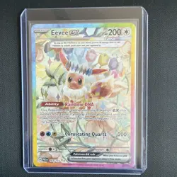 Pokemon Eevee EX TCG Prismatic Evolutions Holo Card 167/131 Mint Near Mint - Image 1