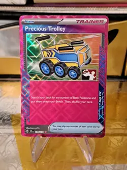 Precious Trolley Pokemon Prize Pack Series 8 Promo Pokemon Card NM/LP - Image 1