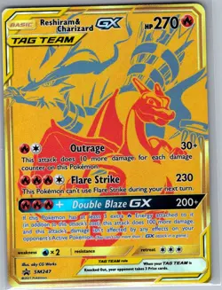 Reshiram & Charizard GX SM247 SM Promos - Pokemon Card - NM - Image 1
