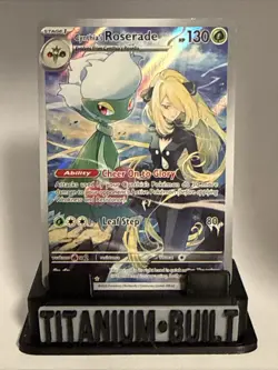 Cynthia's Roserade 184/182 Destined Rivals Holo Pokemon Card - Image 1