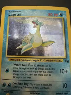 Pokemon Vintage Holo 4 Card Lot Chansey, Gyarados, Lapras, Magneton MP-HP WOTC - Image 5