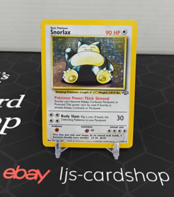 Snorlax 11/64 Jungle Holo Rare Unlimited HP Pokemon Card T1 - Image 1