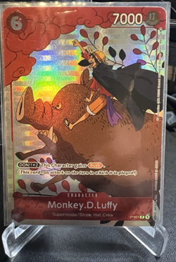 Monkey.D.Luffy (Gift Collection 2023) P-001 One Piece Promotion Cards Foil - Image 1