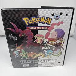 ⚡Pokemon TCG Black & White Ultra Pro 3 Ring Card Binder w/ 25 Pages⚡ 2011 - Image 1