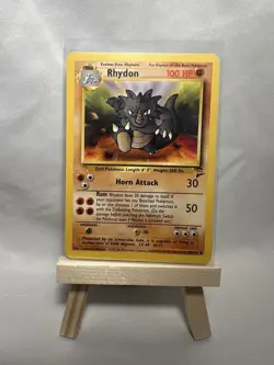 Rhydon Pokemon TCG Card Base Set 2 Unlimited 59/130 Non-Holo Uncommon - Image 1